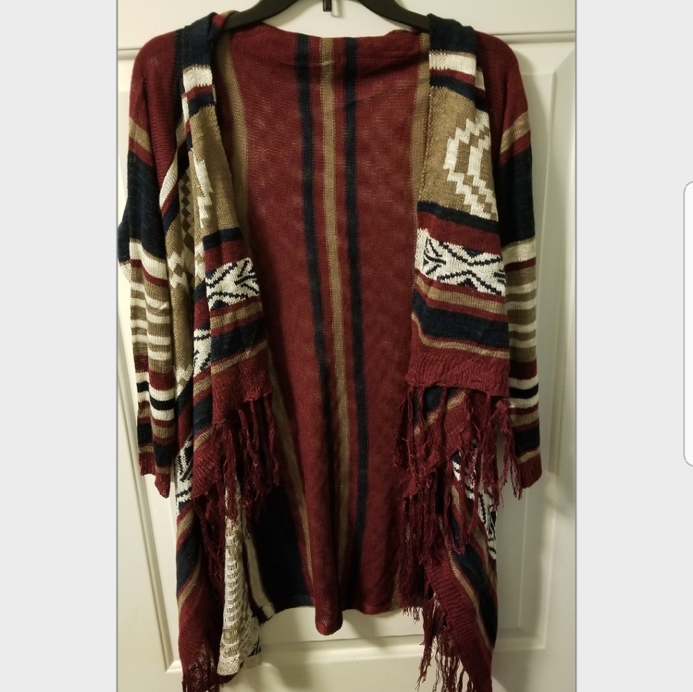 Maroon light weight cardigan